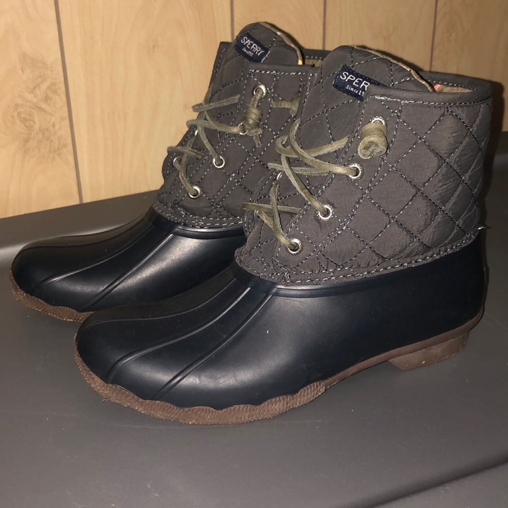 Sperry Duck Boots.